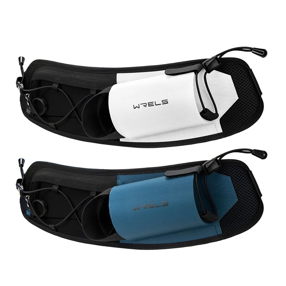 Wrels™ Dual Pocket Running Belt – Heuptasje voor telefoon en fles