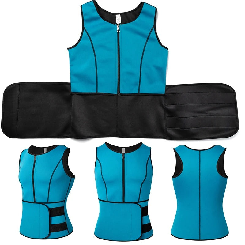 CoreBurn™ – Men’s Sauna Sweat Vest & Compression Shaper