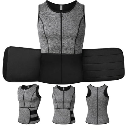 CoreBurn™ – Men’s Sauna Sweat Vest & Compression Shaper