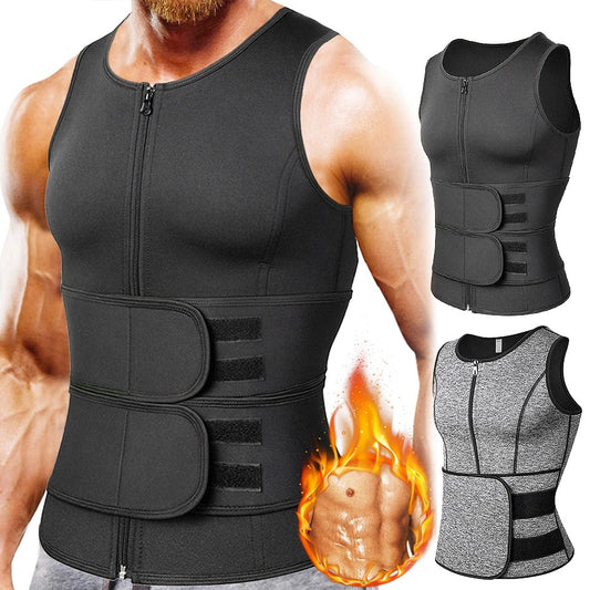 CoreBurn™ – Men’s Sauna Sweat Vest & Compression Shaper