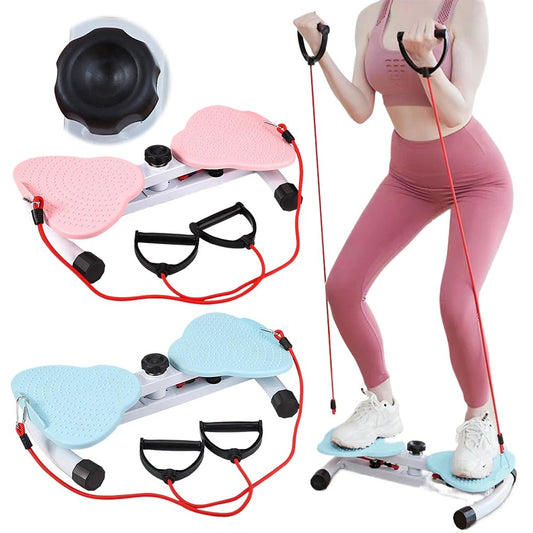 TwistTone™ – Waist Twister with Pull Rope & Foot Massage