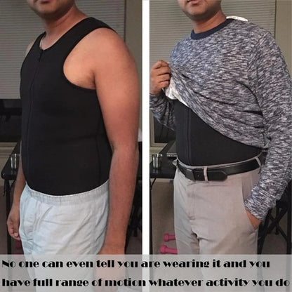 CoreBurn™ – Men’s Sauna Sweat Vest & Compression Shaper