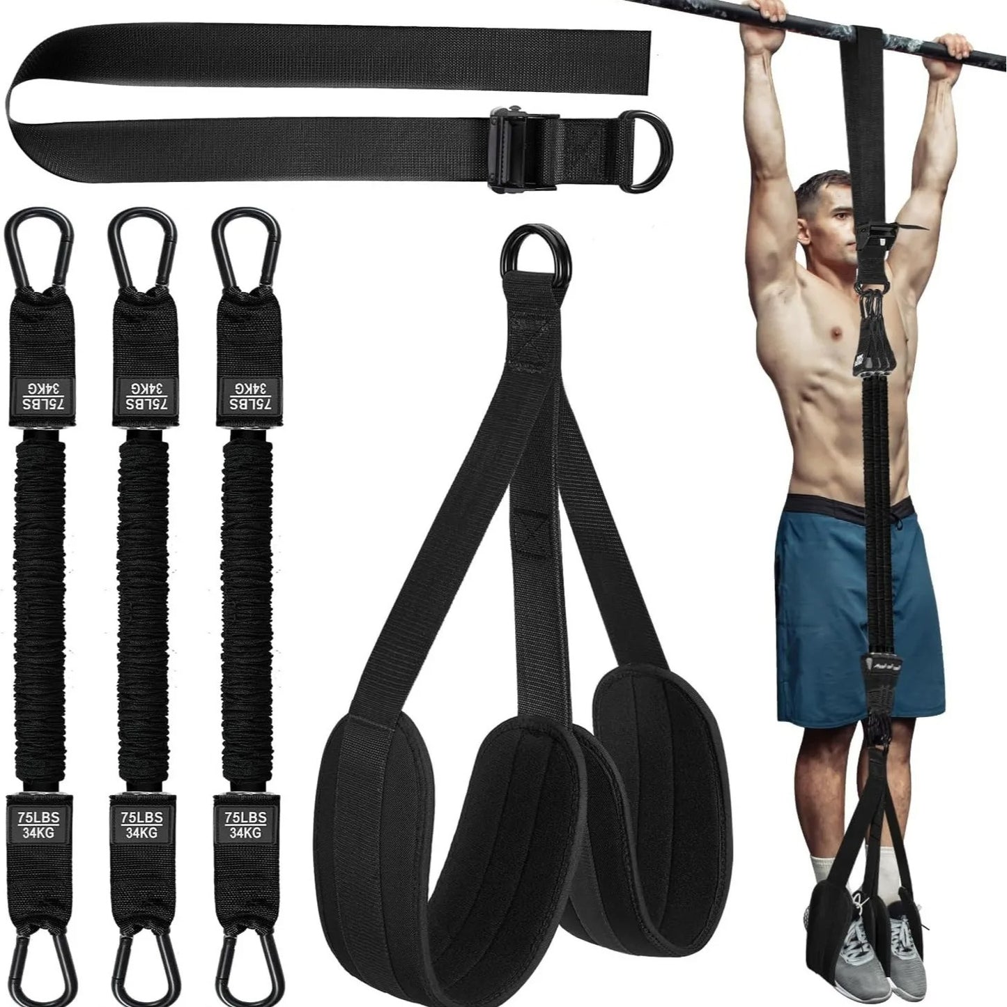 LiftAssist™ – Pull-Up Power Band for Strength Training