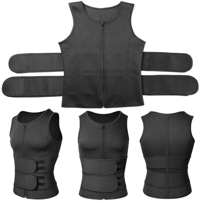 CoreBurn™ – Men’s Sauna Sweat Vest & Compression Shaper